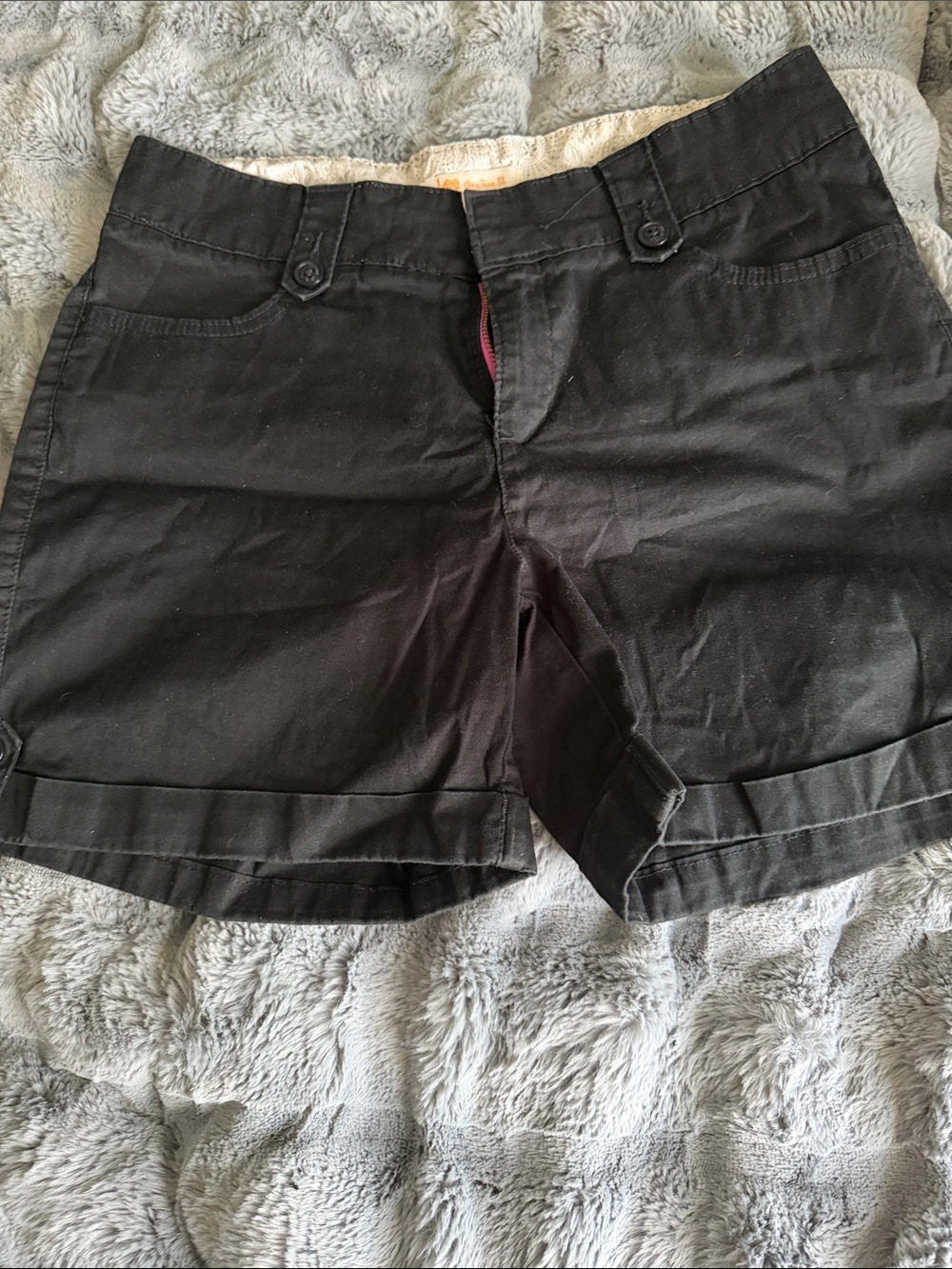Lee Black Women's Casual Shorts